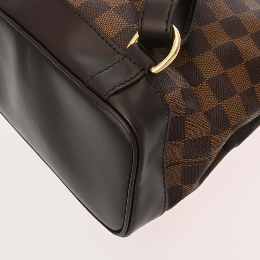 LOUIS VUITTON Authentic Brown Damier Canvas Backpack - Picture 9 of 11